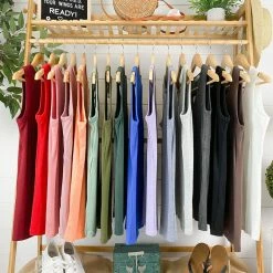 Michelle Mae Addison Henley Tank - Black