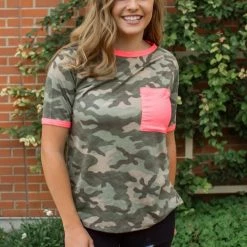 Rogue Society Apparel® SHORT SLEEVES Neon Camo Tee