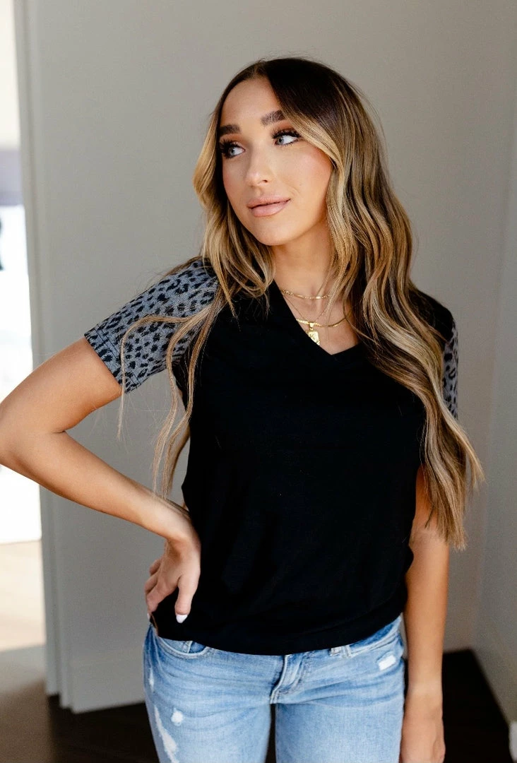 Deals π Ampersand Avenue Lulu Tee- Love For Leopard SHORT SLEEVES π₯ 1 Ampersand Avenue Lulu Tee- Love For Leopard SHORT SLEEVES