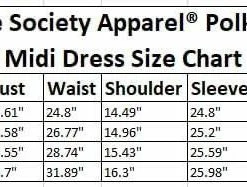 Rogue Society Apparel® Blue Polka Dot Midi Dress BOTTOMS