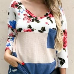 Little Bear Boutique The Laurel Floral LONG SLEEVES