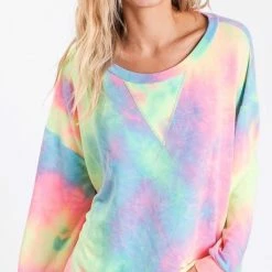 Cheapest ๐ Little Bear Boutique LONG SLEEVES A World Full Of Color Tie Dye Pullover- Multiple Colors โ๏ธ 11 Little Bear Boutique LONG SLEEVES A World Full Of Color Tie Dye Pullover- Multiple Colors