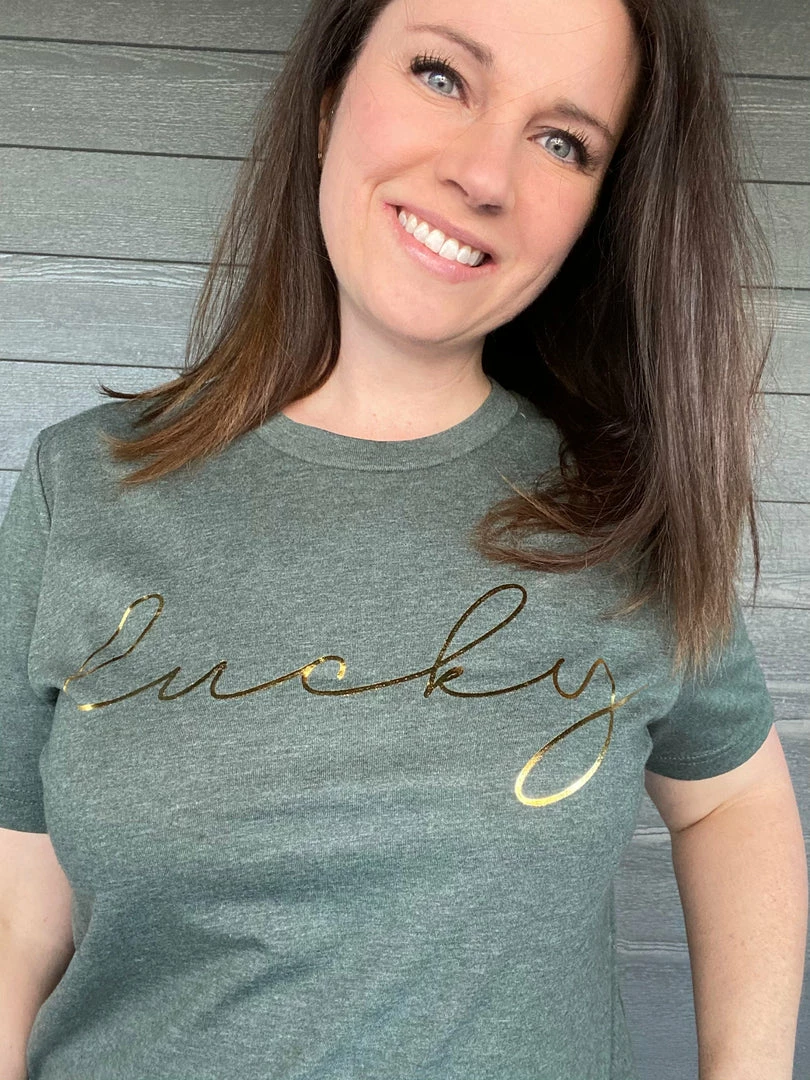 New โญ Little Bear Boutique SHORT SLEEVES My Lucky Tee ๐ 3 Little Bear Boutique SHORT SLEEVES My Lucky Tee