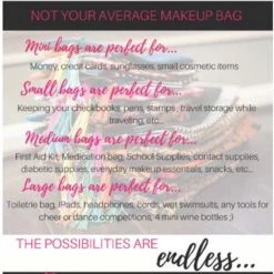 Makeup Junkie Bags ACCESSORIES Makeup Junkie- SMALL
