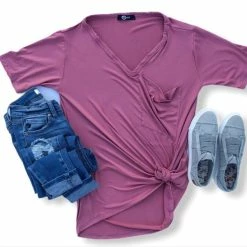 Rogue Society Apparel® Slouchy Pocket Tee | Multiple Colors! SHORT SLEEVES