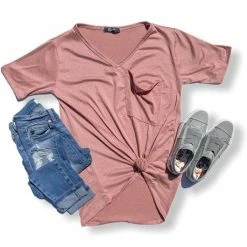 Rogue Society Apparel® Slouchy Pocket Tee | Multiple Colors! SHORT SLEEVES